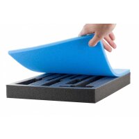 DS020Bblue 550 mm x 345 mm x 20 mm Boden / Schaumstoffzuschnitt für Shadowboard blau (wird für Sie bestellt/kein Lagerartikel)