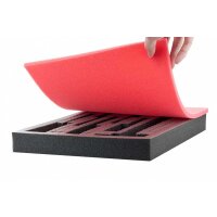 FS010Bred 345 mm x 275 mm x 10 mm Boden / Schaumstoffzuschnitt für Shadowboard rot (wird für Sie bestellt/kein Lagerartikel)