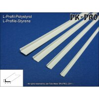 PK-PRO Polystyrol L Profil 2,0x2,0mm (330mm)