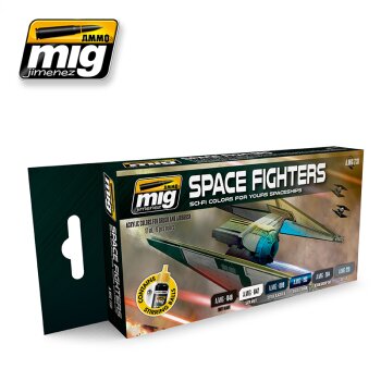 A.MIG-7131 Space Fighters SCI-FI Colors (6x17mL)