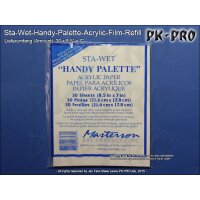 Masterson Art Sta Wet Handy Palette Acrylic Film Refill (30x)