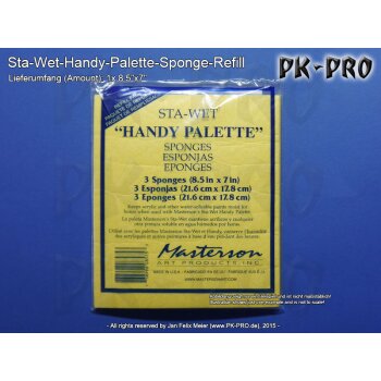 Masterson Art Sta Wet Handy Palette Sponge Refill (1x)