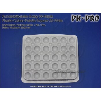 PK-Kunststoffpalette-Eckig-30-Näpfe-(20x23cm)