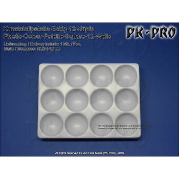 PK-Plastic-Colour-Palette-Square-12-Wells-(19,5x14,5cm)