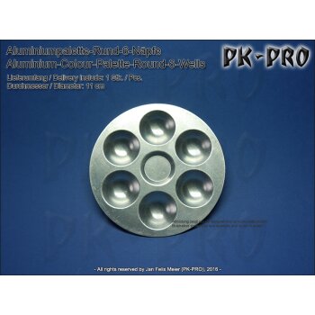 PK-Aluminiumpalette-Rund-6-Näpfe-(11cm)