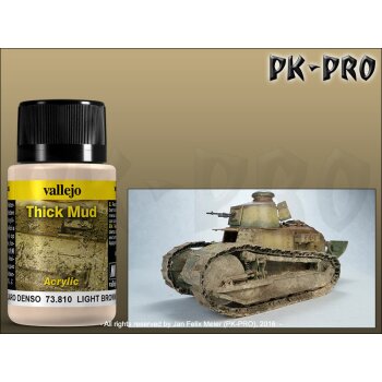 Vallejo-Weathering-Effects-Thick-Mud-Light-Brown-(40mL)