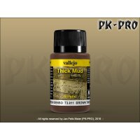 Vallejo-Weathering-Effects-Thick-Mud-Brown-(40mL)