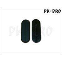25mm x 70mm Oval Bike /Kavalleriebases (optional Miniature Slot) (5x)