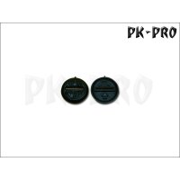 30mm Rund mit Lippe Textured (Magnet Slot + offener Miniature Slot) (10x)