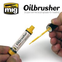 A.MIG-3502-Oilbrusher-Ammo Yellow-(10mL)