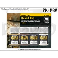 Vallejo-Pigment-Set-"Dust-&-Dirt"-(4x35mL)