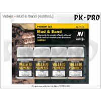 Vallejo-Pigment-Set-"Mud-&-Sand"-(4x35mL)