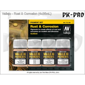 Vallejo-Pigment-Set-"Rust-&-Corrosion"-(4x35mL)