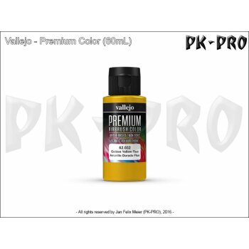 Vallejo-Premium-Golden-Yellow-Fluo-(Polyurethan)-(60mL)