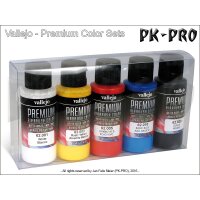 Vallejo-Premium-Opaque-Basics-(Polyurethan)-(5x60mL)