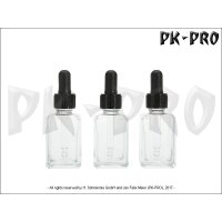 Schmincke Cardboard Set Empty Bottles (3x28mL)