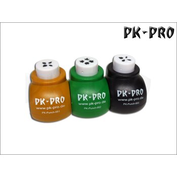 PK PRO Punch Miniature Leaf Punch Set (3xPunch) WEB SHOP ONLY
