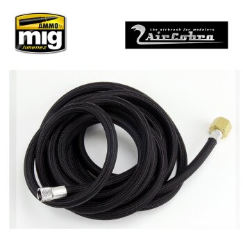 A.MIG-8655 10 Foot Braided Air Hose 1/8" x 1/4"