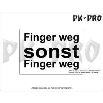 Sticker-Finger-weg-sonst-Finger-weg