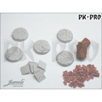 2x5 Bases "bricksn plates" ø25mm + Accessories (28mm)