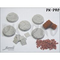 1x5 Bases "bricksn plates" ø32mm + Zubehör (28mm)