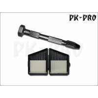 PK PRO Pin Vice + HSS Spiral Bit SET 20pcs (0,3 1,3mm)