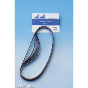 Sanding Stick Replacement Belts - 5 Belts of 600 grit