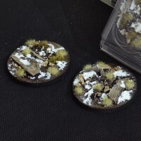 Winter Bases Round 60mm (x2)