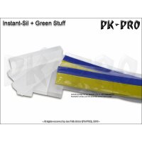 PK-COMBO Green Stuff Roll 12" (30cm) + Instant-Sil-Clear-(35g)