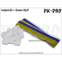 PK-COMBO Green Stuff Roll 12" (30cm) + Instant-Sil-Clear-(35g)