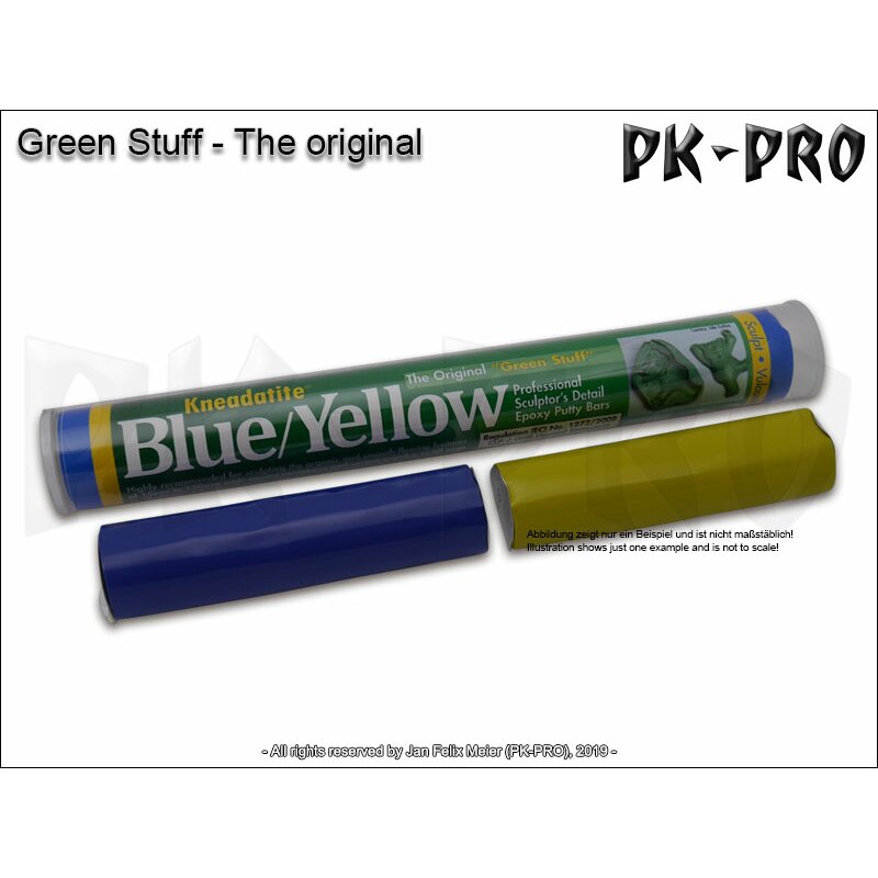  Green Stuff Blue/Yellow Epoxy Putty : Office Products