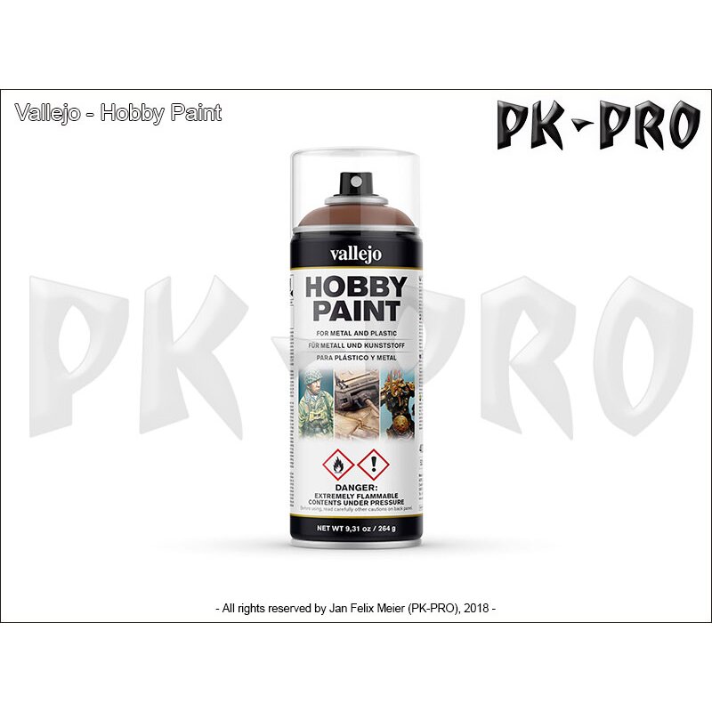 VallejoHobbyPaintSprayBeastyBrown(400mL)