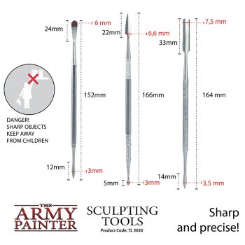 The Army Painter - Sculpting Tools (3x)