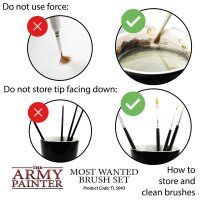 The Army Painter - Most Wanted Brush Set (3x)