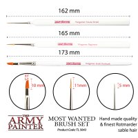 The Army Painter - Most Wanted Brush Set (3x)