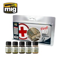 A.MIG-7448 First Aid Basic Pigments (5x35mL)