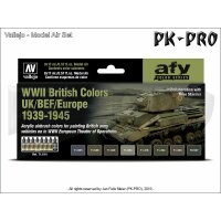 Model-Air-Set-WWII-British-Colors-UK/BEF/Europe-1939-1945-(8x17mL)