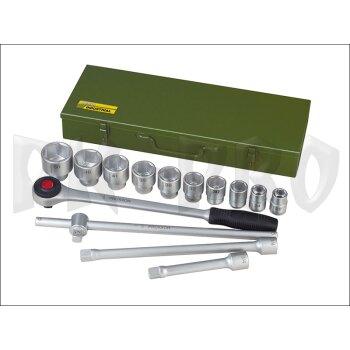 Socket Set with 3/4" (19 mm) square drive (14-piece)