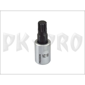 3/8" spline socket VZ 10, 50 mm length