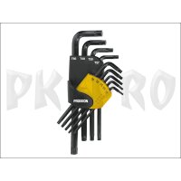 Winkelschlüsselsatz für TX-Schrauben, 9-tlg. (TX 8 bis 50)