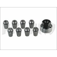 Collet set with ER 20 collets for PD 250/E