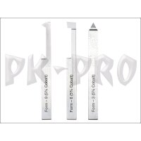 3 piece cutting set (10 x 10 x 80 mm) for thread cutting,  HSS
