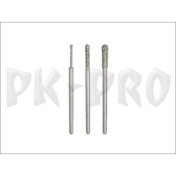 Diamant-beschichtete Schleifstifte, Kugel Ø 1,2 mm, 2 Stück