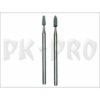 Grinding stone bit (silicon carbide), cylindrical, 2 pcs.
