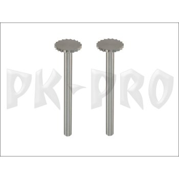 Tungsten vanadium milling bit, 2 pcs., disc, 10 mm