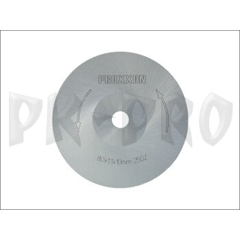 Circular saw blade (HSS), Ø 80mm (10mm bore), 1.1mm thick