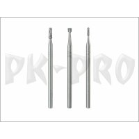 Tungsten carbide millers, 3 pcs., different shapes