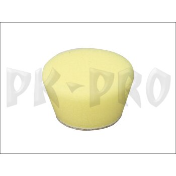 Polierschwamm konisch Ø 50 mm, mittel (gelb), 2 Stück
