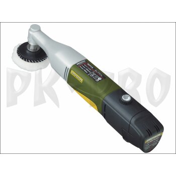 Battery-powered angle polisher WP/A, incl. rapid charger + lithium-ion battery