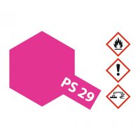 PS-29 Flourescent Pink Polycarb. 100ml